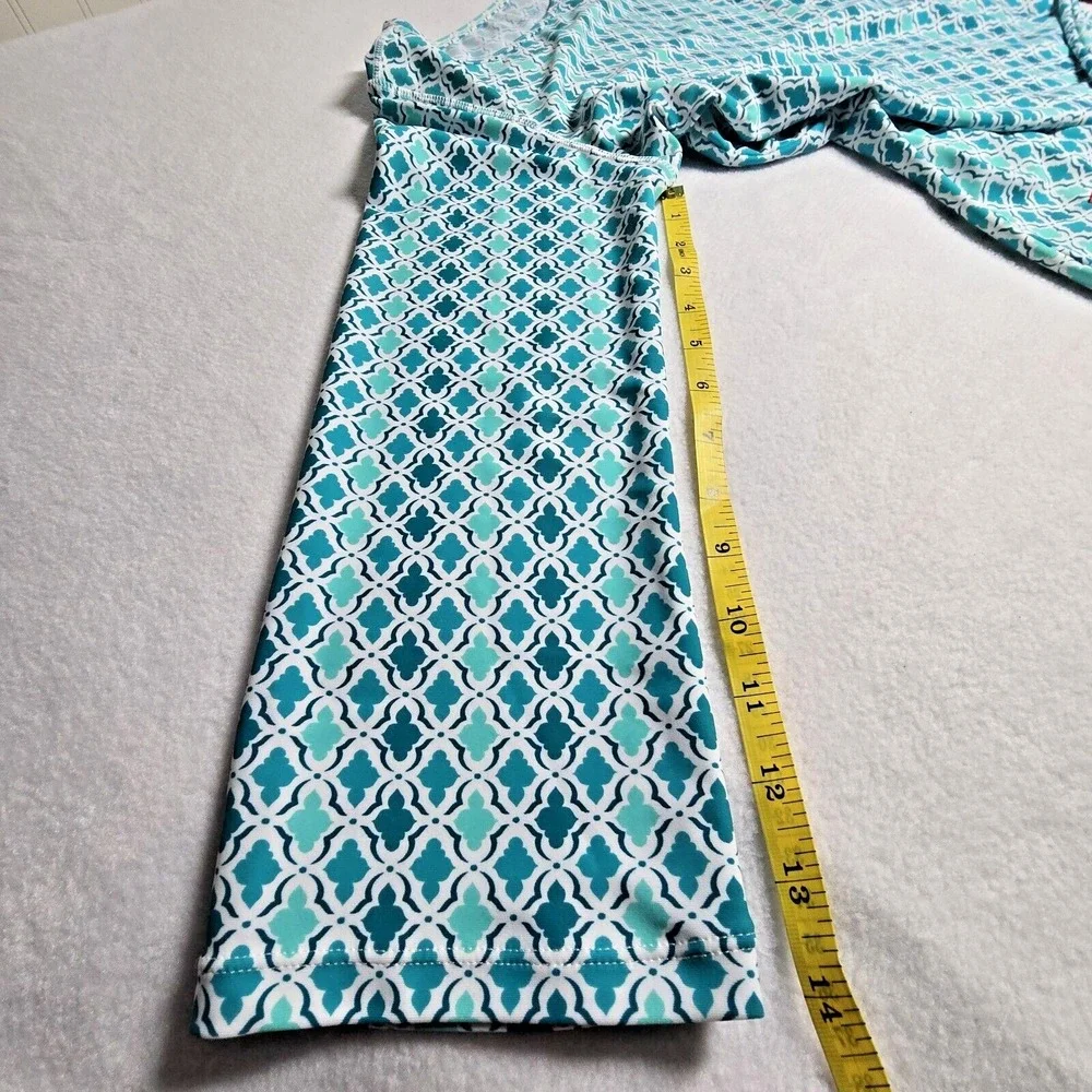 Cabana Life Rash Guard Size M Dress UPF Sun Protection Swim Cover Beach Tropical